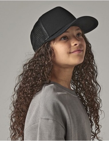 BEE-B645B-Junior Vintage Snapback Trucker